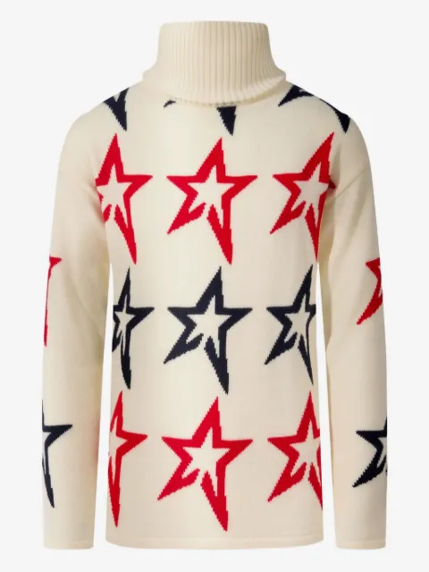 Perfect Moment Kids Rollkragenpullover mit Sterndetail