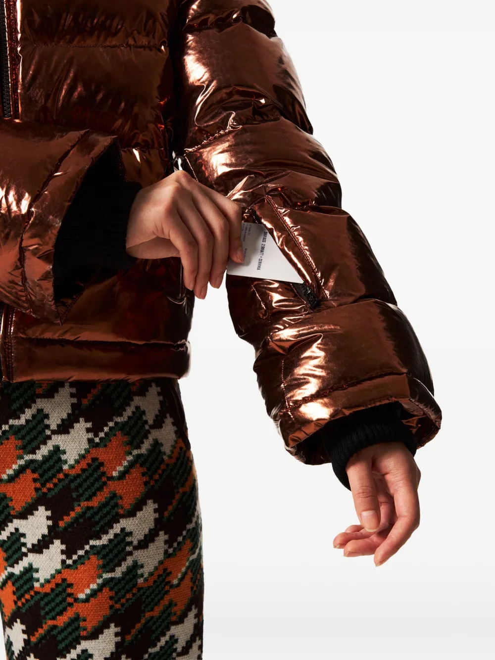 Perfect Moment Polar Flare Hooded Zip-up Jacket In Multi