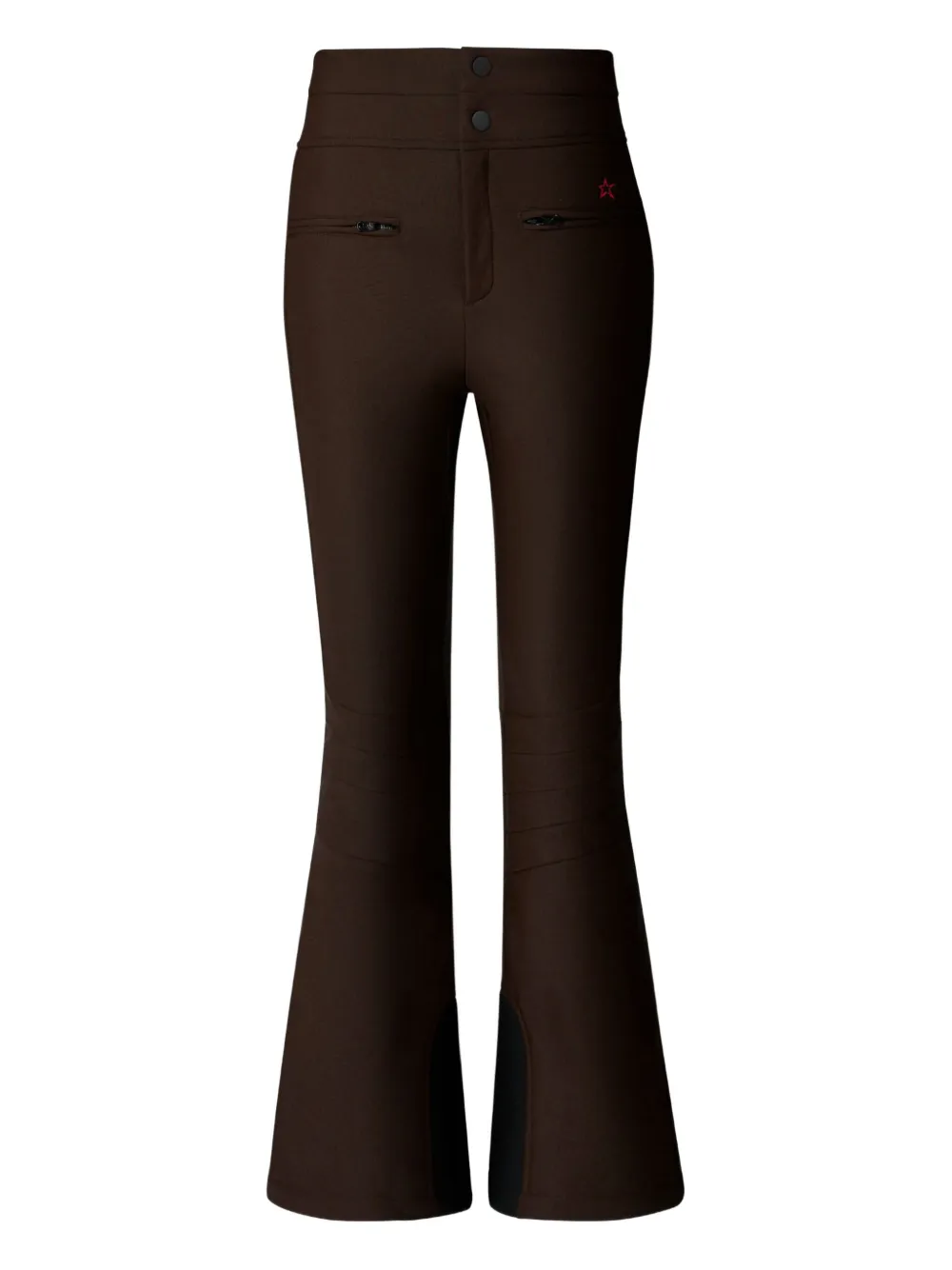 Perfect Moment High-waist Aurora Flare Ski Pant Xl In Brown