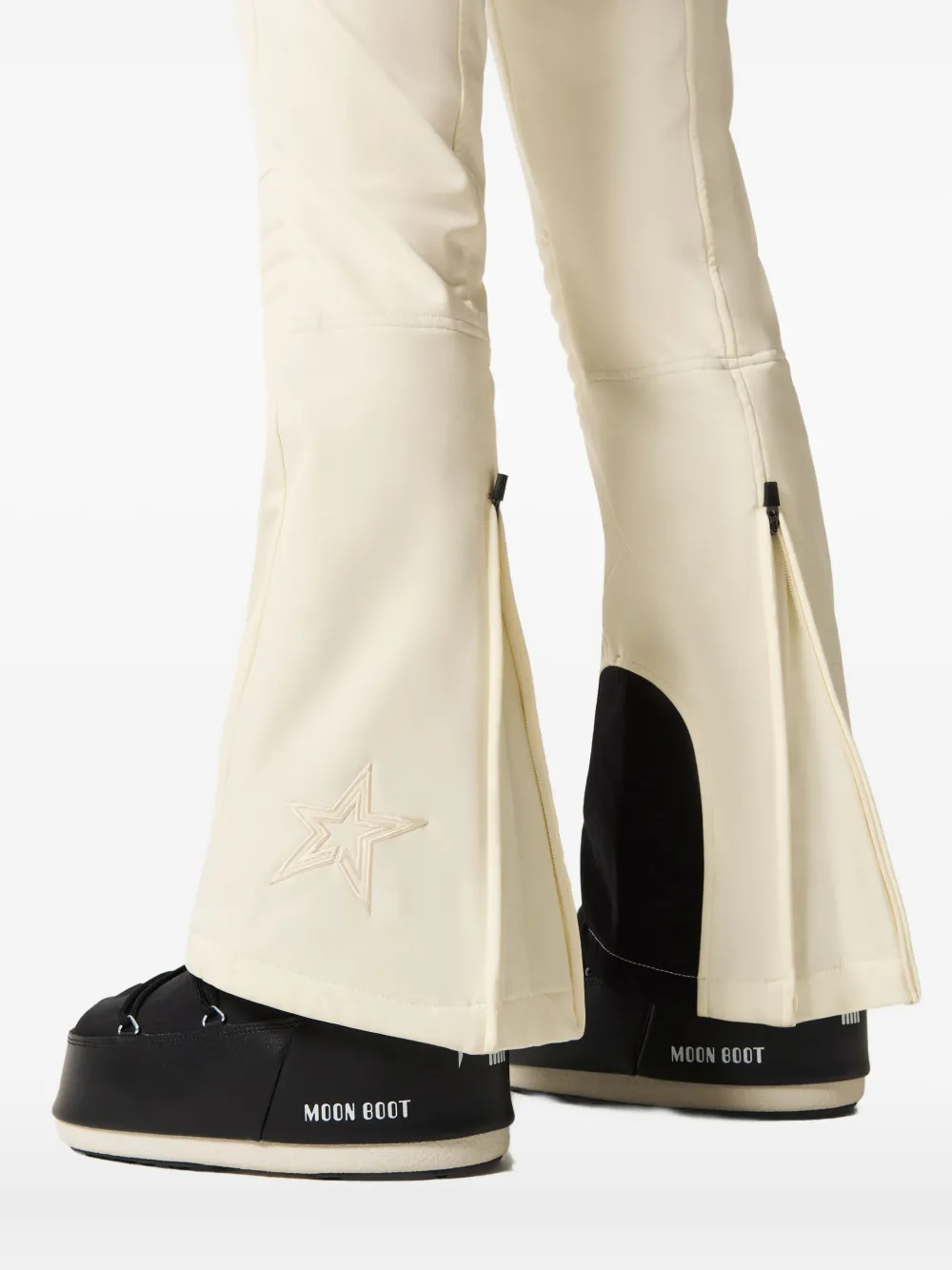 Perfect Moment Panelled Flared Trousers In Neutral