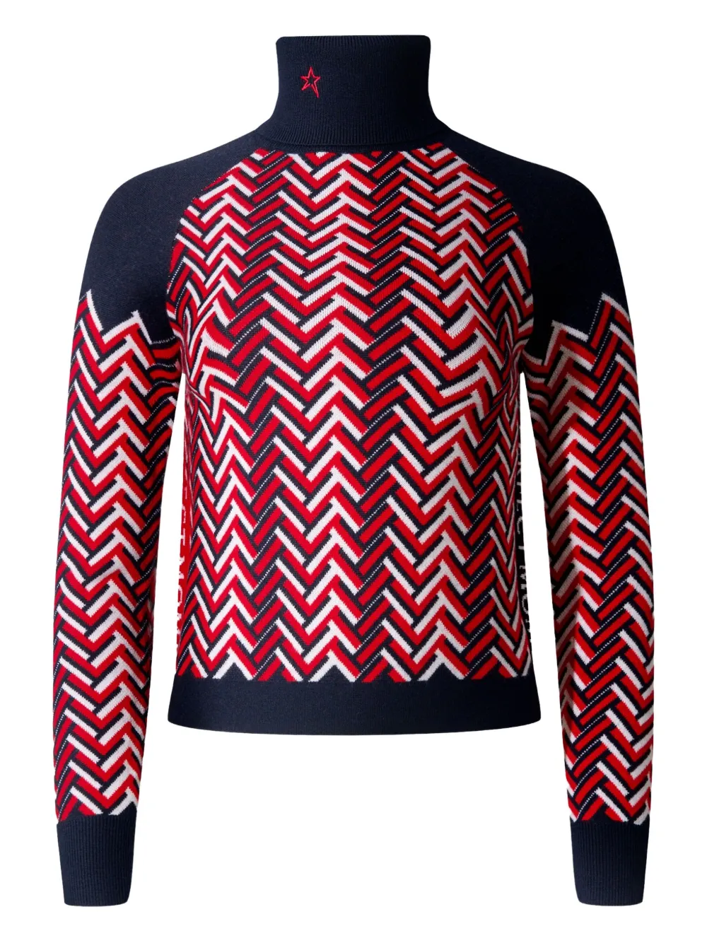 Perfect Moment sudadera  con motivo chevron | rojo | Image 1
