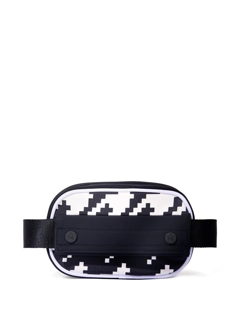 HOUNDSTOOTH-PATTERN BELT BAG
