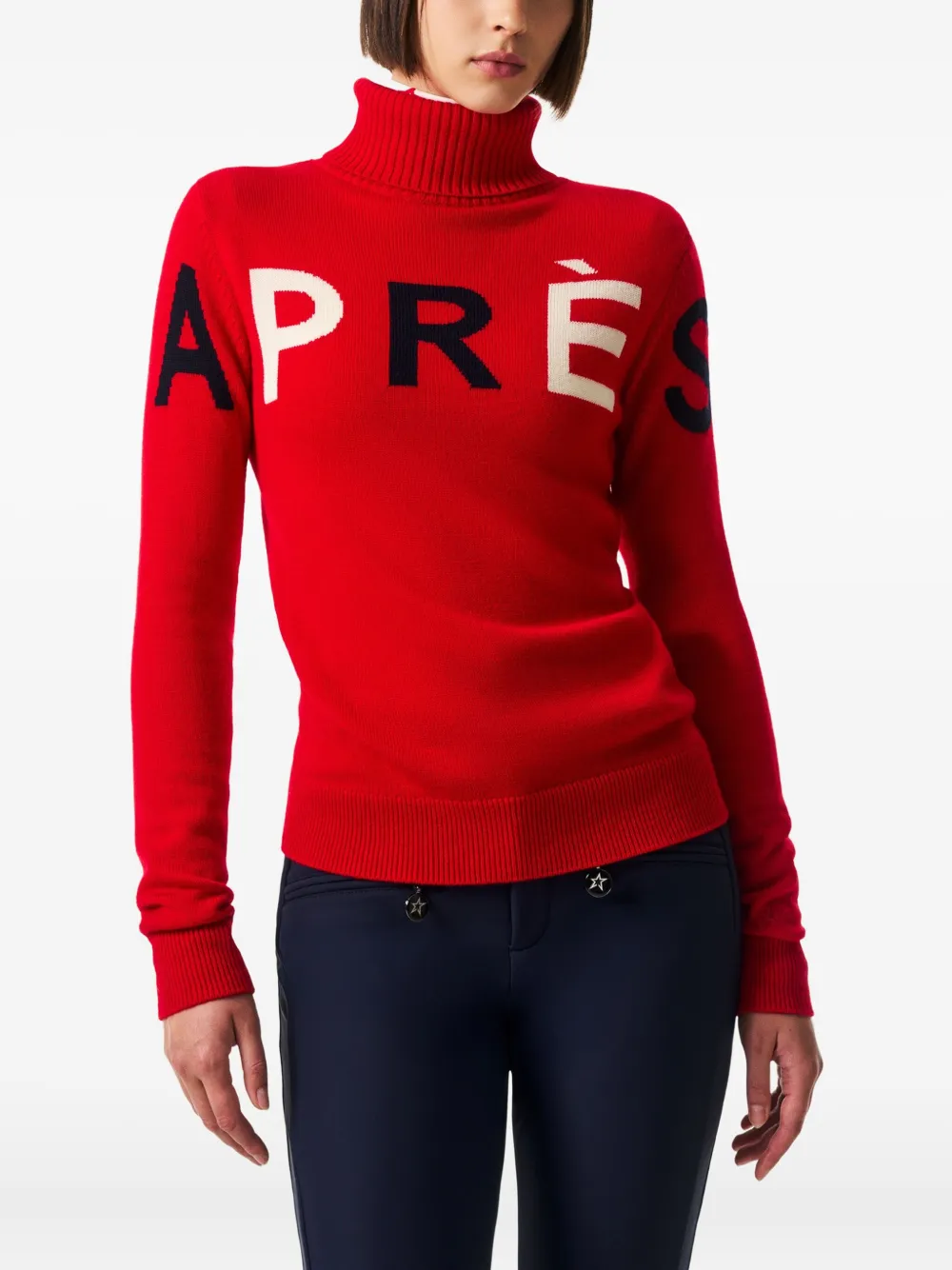 Perfect Moment Turtleneck Sweater In Multi