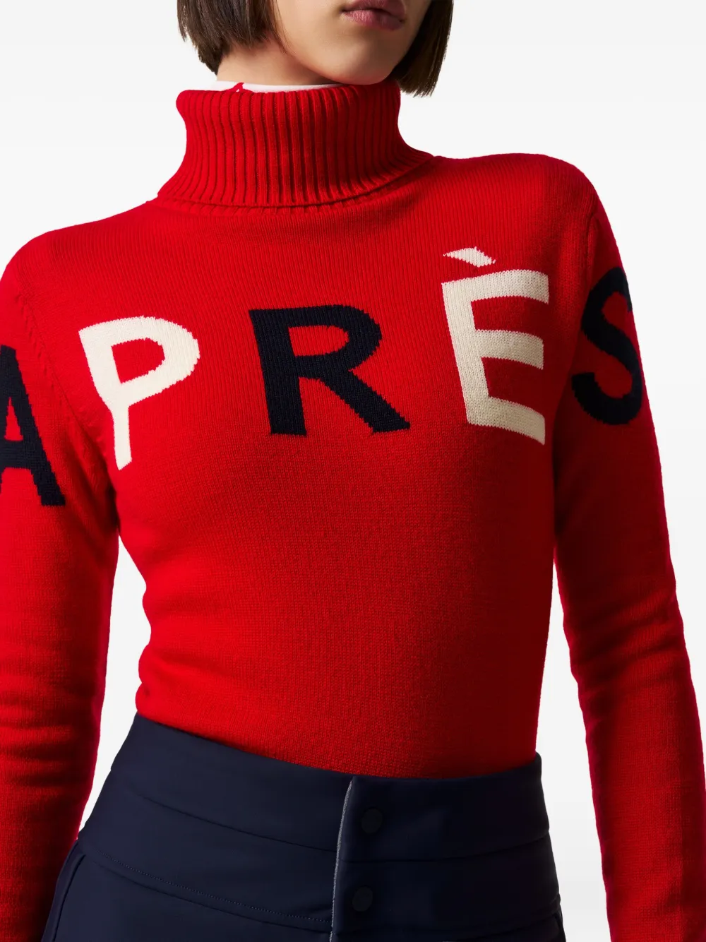 Perfect Moment Turtleneck Sweater In Multi