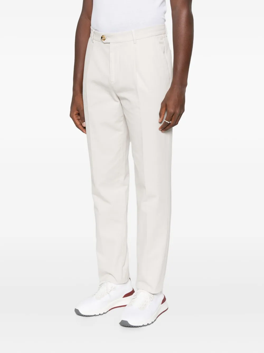 Brunello Cucinelli Plooibroek Wit