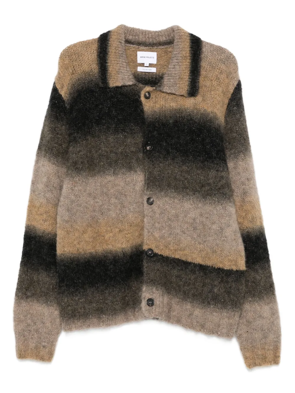 Norse Projects long-sleeves cardigan | Black | Image 1