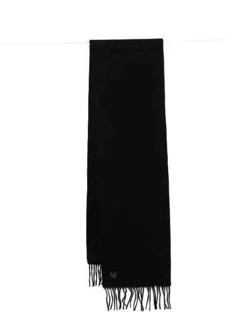Lyle & Scott logo-embroidered scarf