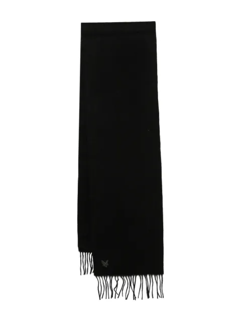 Lyle & Scott logo-embroidered scarf