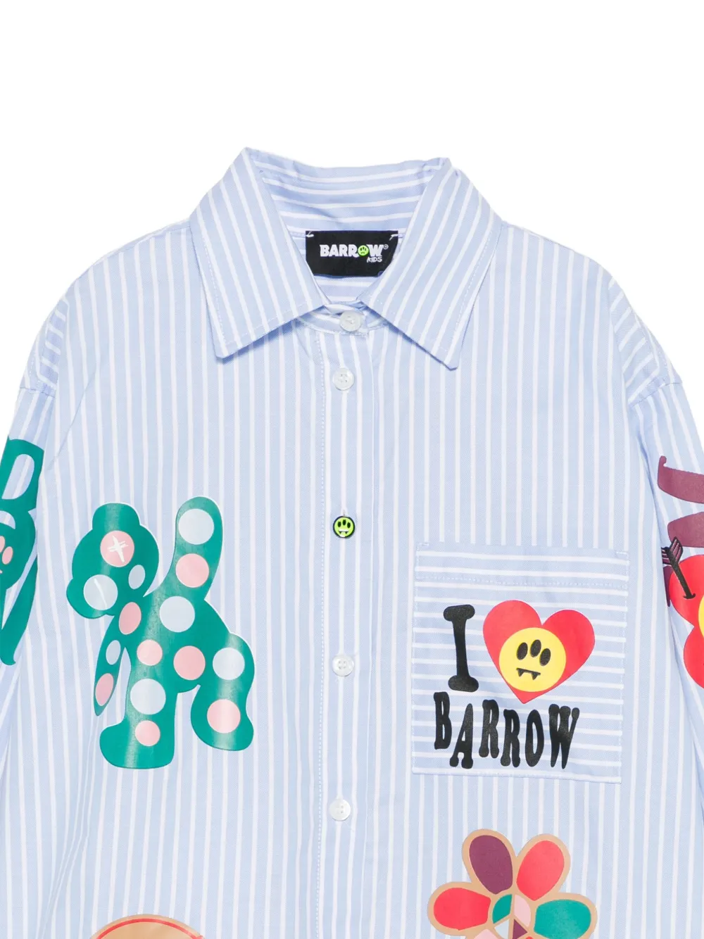 Barrow kids Shirt met grafische print Blauw