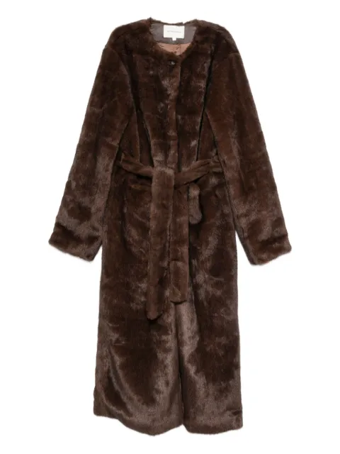 VIKTORIA CHAN belted coat