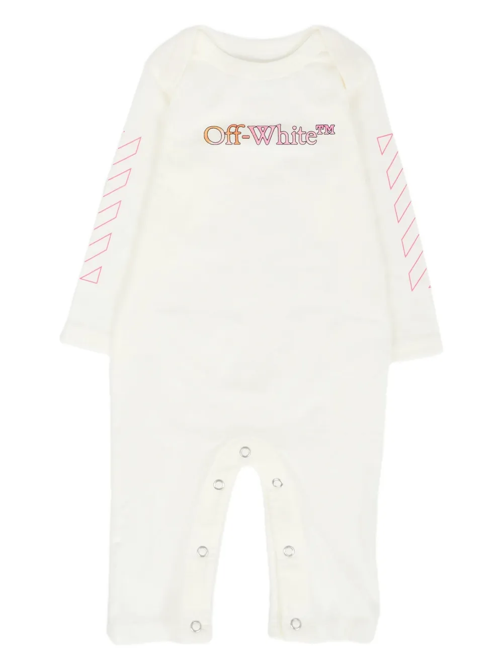Off-white Logo Babywear Set In Neutral