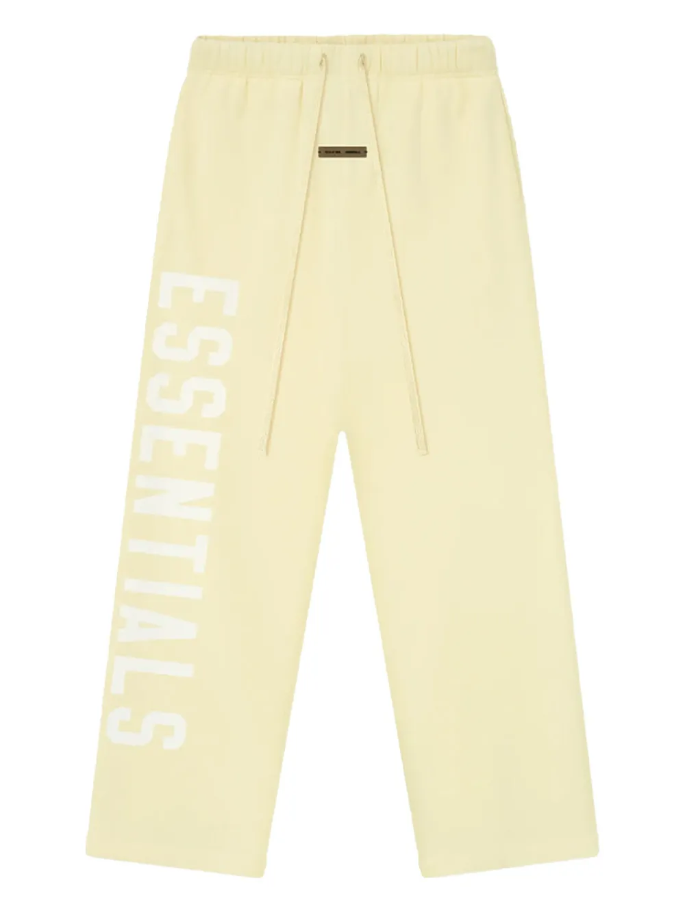 Essentials Fleece-texture Lounge Trousers In Yellow