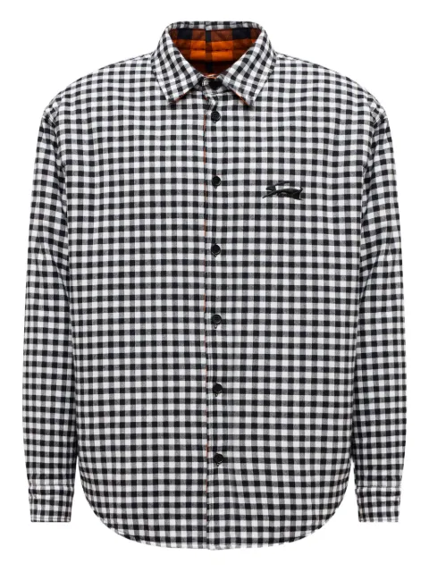 MSGM checked reversible shirt