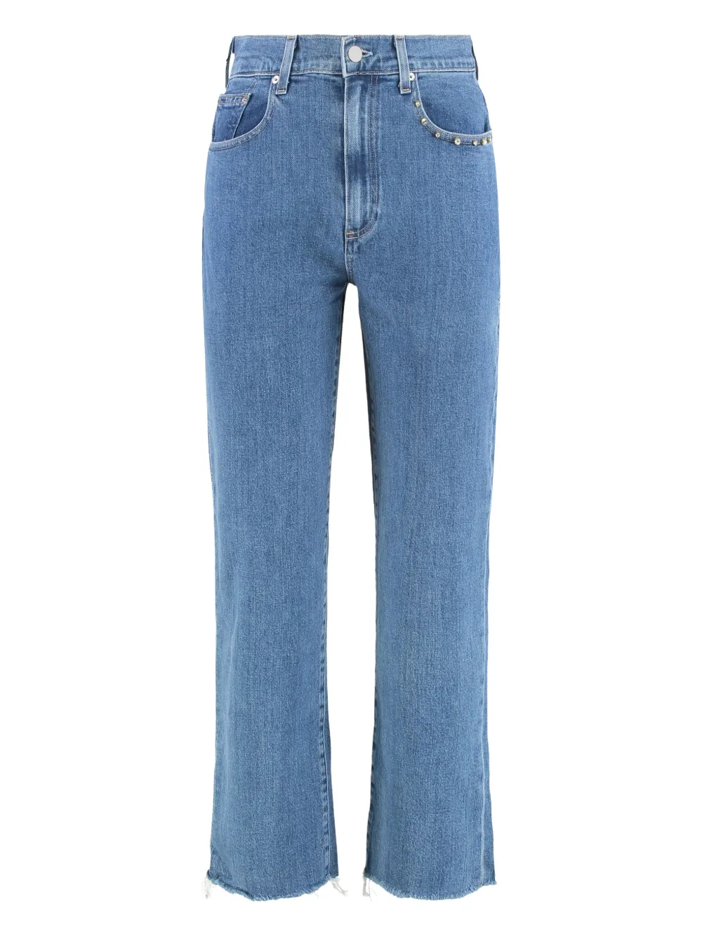 Le Jean frayed jeans - Blau
