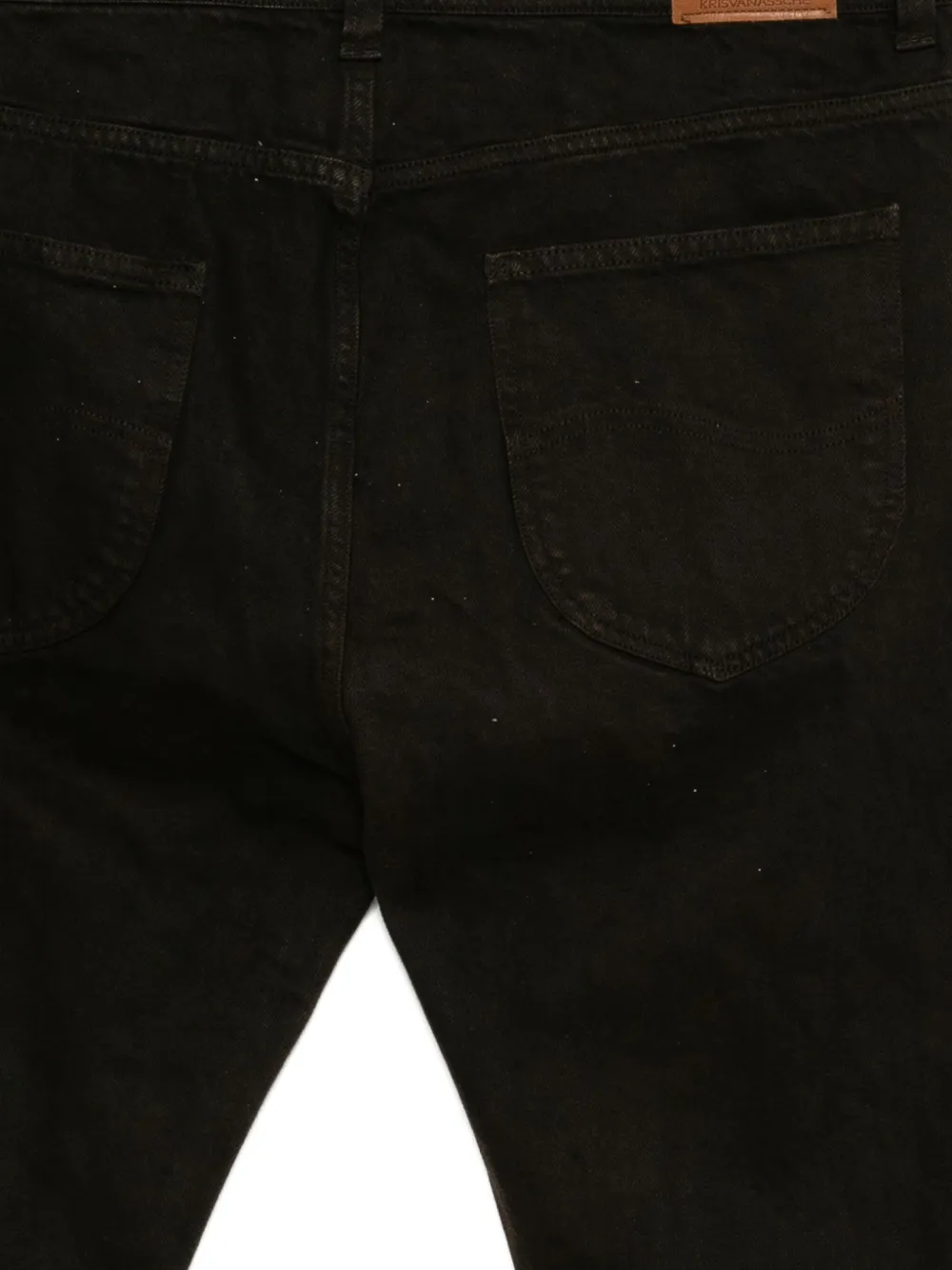 Lee Krisvanassche X Kris Van Assche Jeans In Black