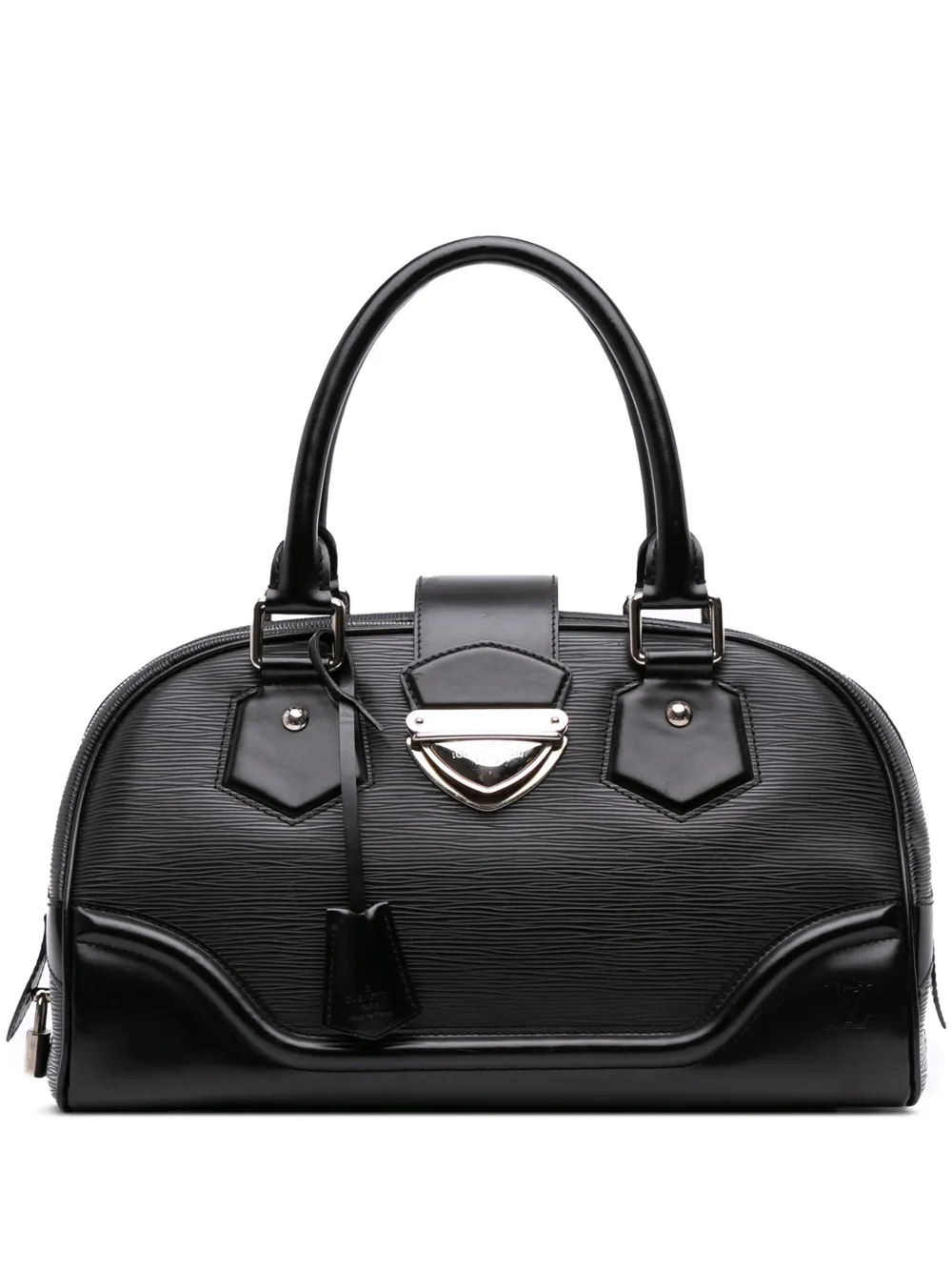 Louis Vuitton Pre-Owned 2007 Epi Bowling Montaigne GM handbag - ブラック Louis Vuitton Pre-Owned 2007 Epi Bowling Montaigne GM handbag - ブラック