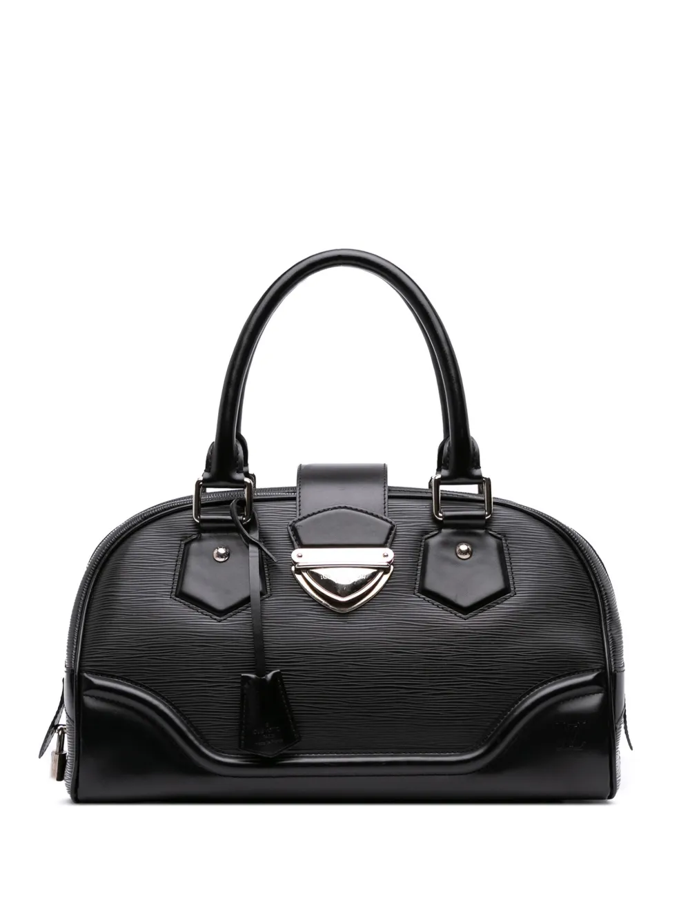 Louis Vuitton Pre-Owned 2007 エピ ボウリング モンテーニュ GM ハンドバッグ - ブラック Louis Vuitton Pre-Owned 2007 エピ ボウリング モンテーニュ GM ハンドバッグ - ブラック