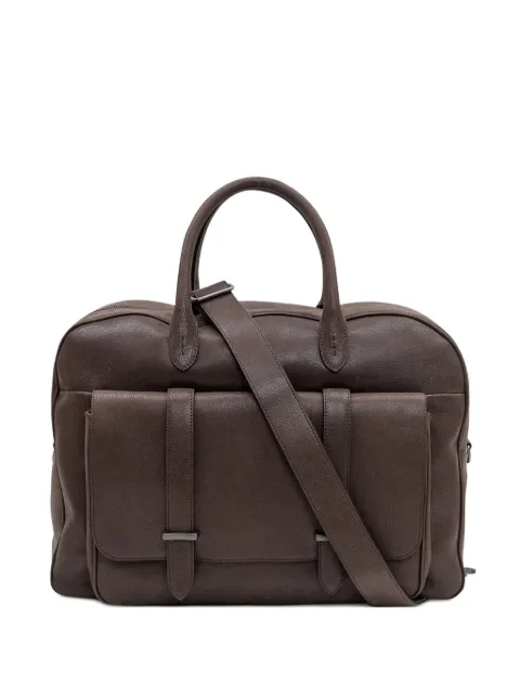 Orciani flap jones tote bag