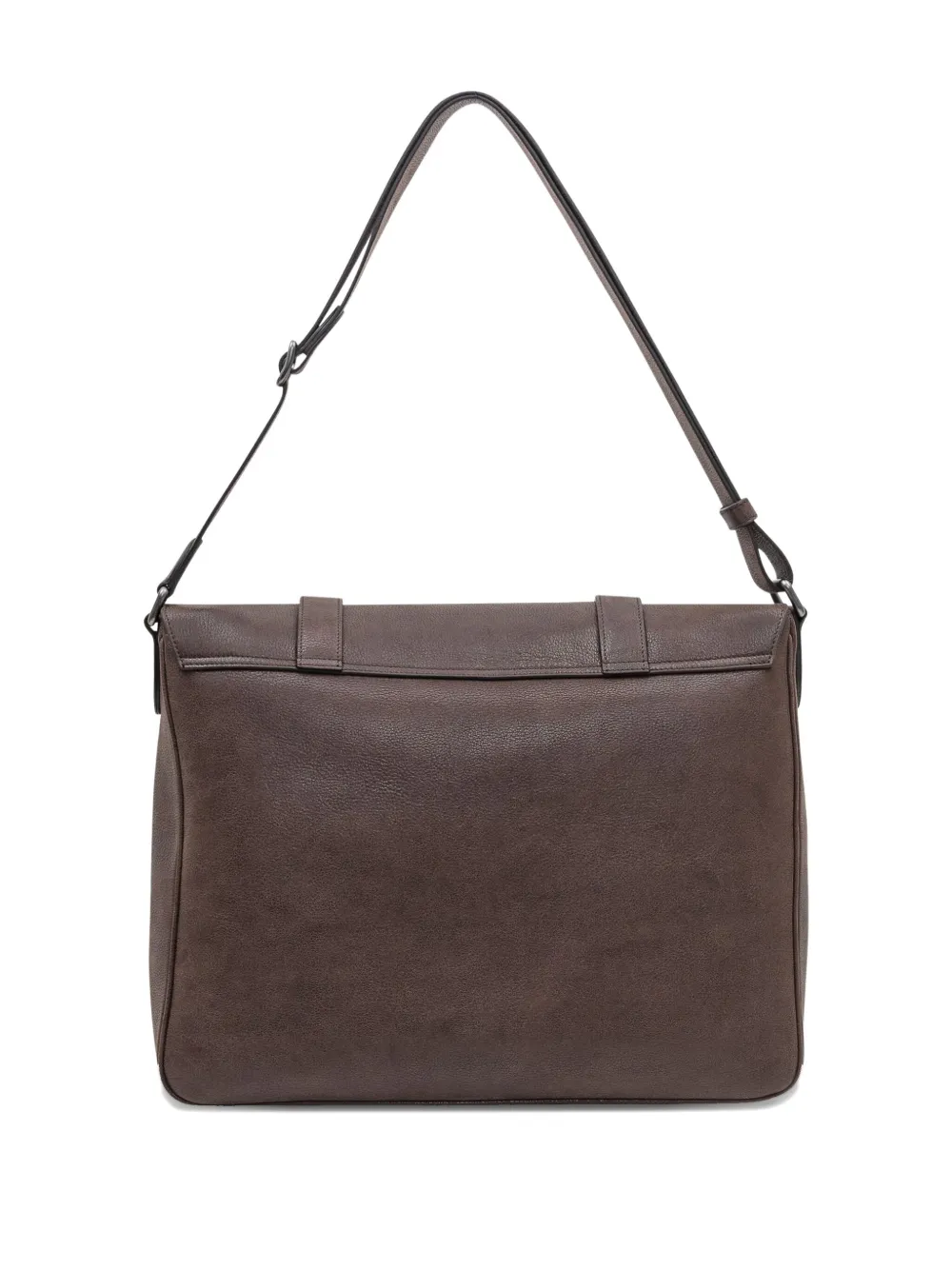 Orciani Jones Strap Messenger Bag In Brown