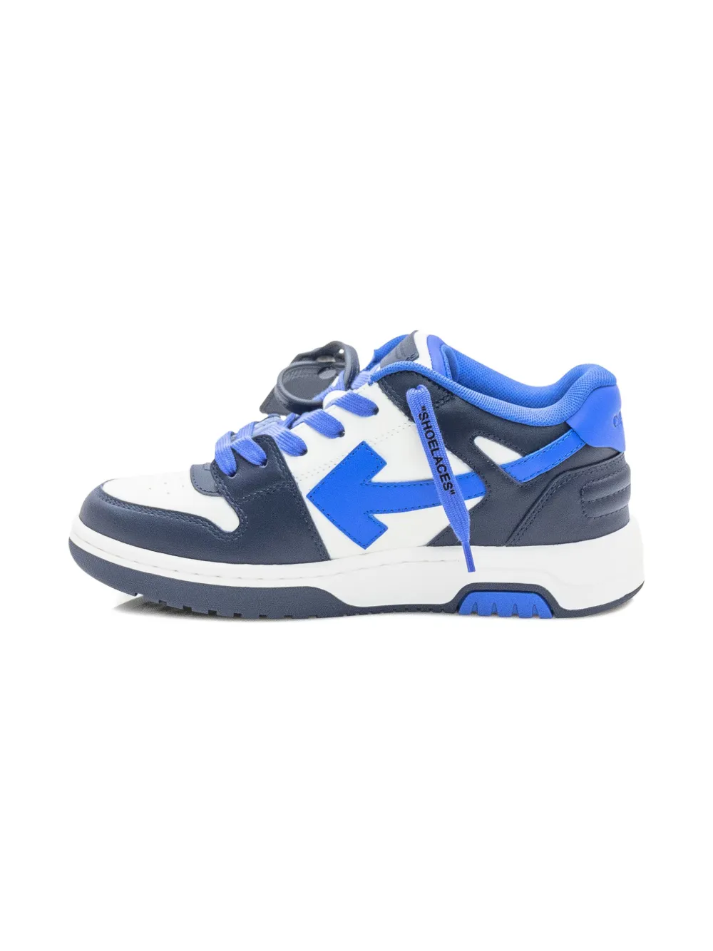 Off-White Kids Sneakers met logopatch Blauw