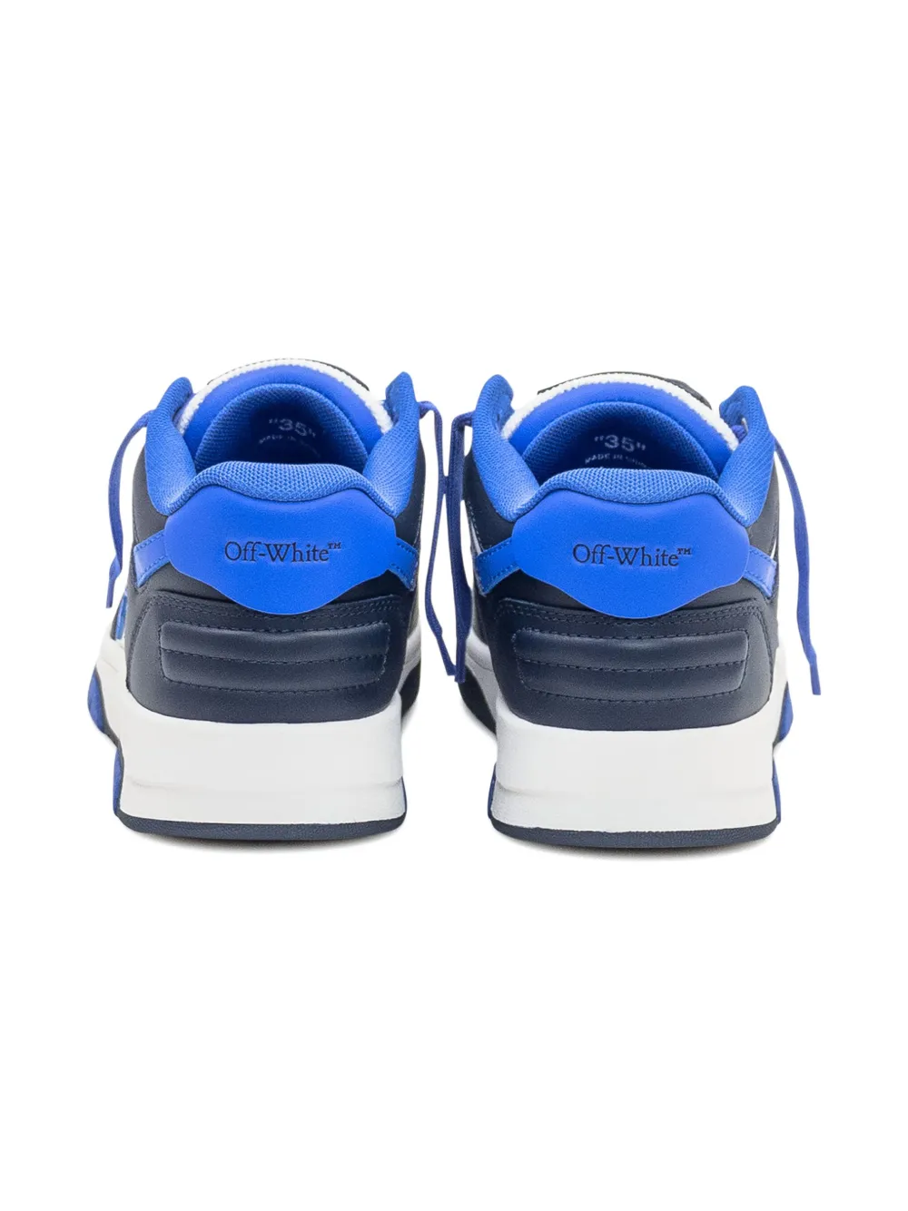 Off-White Kids Sneakers met logopatch Blauw