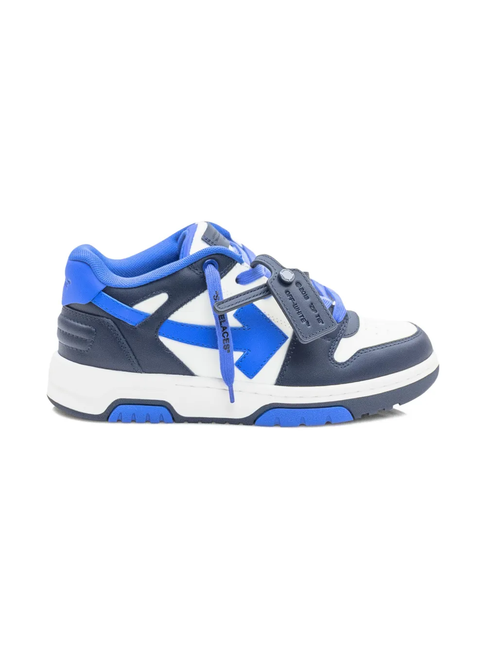 Off-White Kids Sneakers met logopatch Blauw
