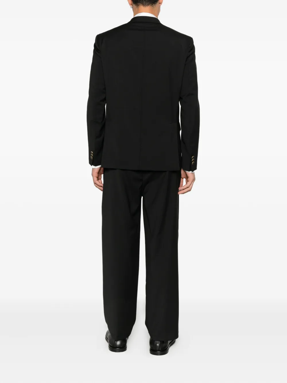 Marsēm Double-breasted Suit In Black