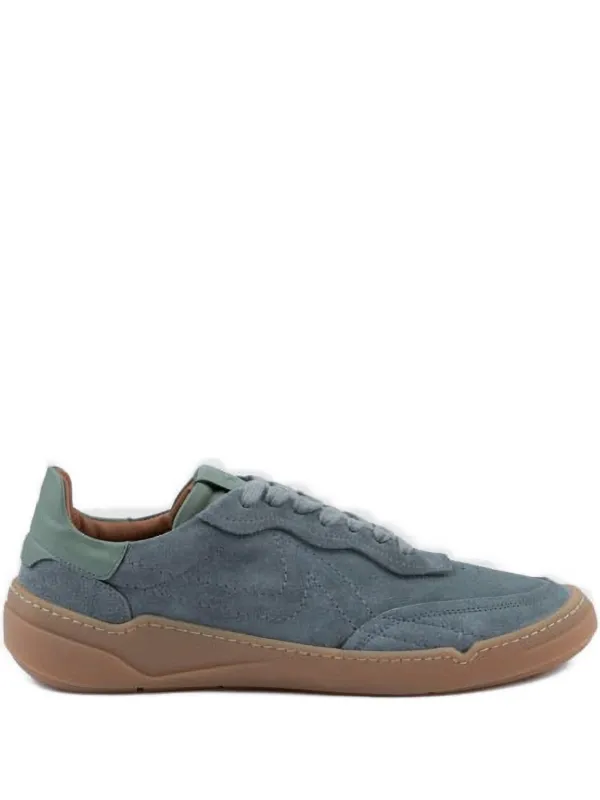 Paul & Shark Lace-up Sneakers in Green