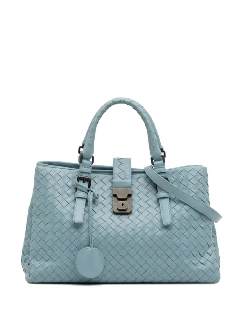 Bottega Veneta Pre-Owned 2012-2024 Small Nappa Intrecciato Roma satchel