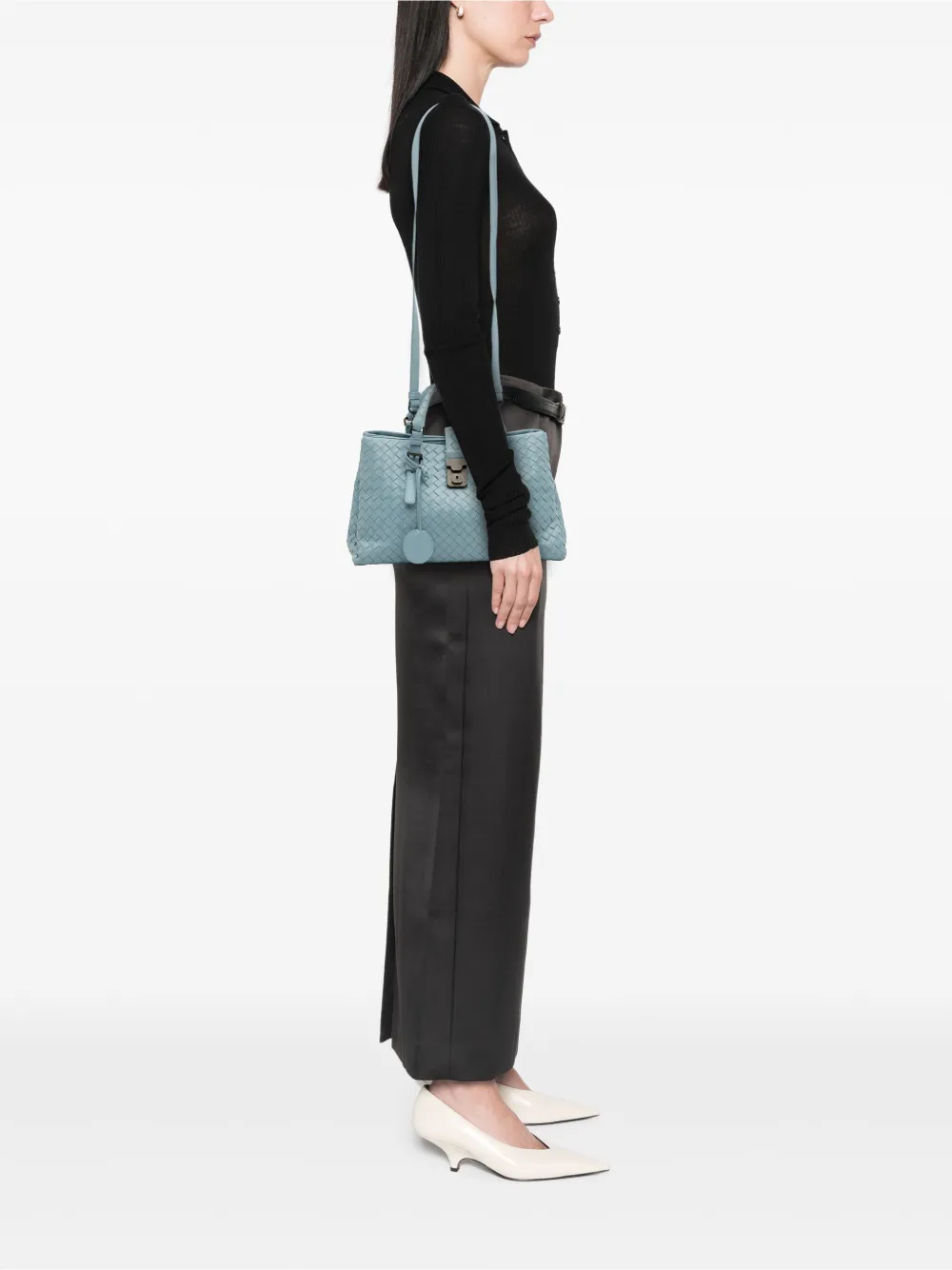 Bottega Veneta Pre-Owned 2012-2024 Small Nappa Intrecciato Roma satchel | Pre-Owned | Image 2