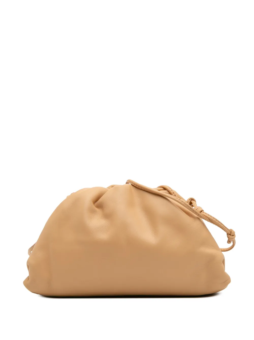 Bottega Veneta Pre-Owned 2012-2025 ラムスキン ザ ミニ ポーチ ショルダーバッグ - ブラウン Bottega Veneta Pre-Owned 2012-2025 ラムスキン ザ ミニ ポーチ ショルダーバッグ - ブラウン