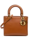 Christian Dior Pre-Owned 2002 Medium Calfskin Lady Dior satchel - Brown