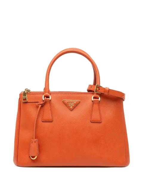 Prada Pre-Owned 2010-2025 Medium Saffiano Lux Galleria Double Zip satchel