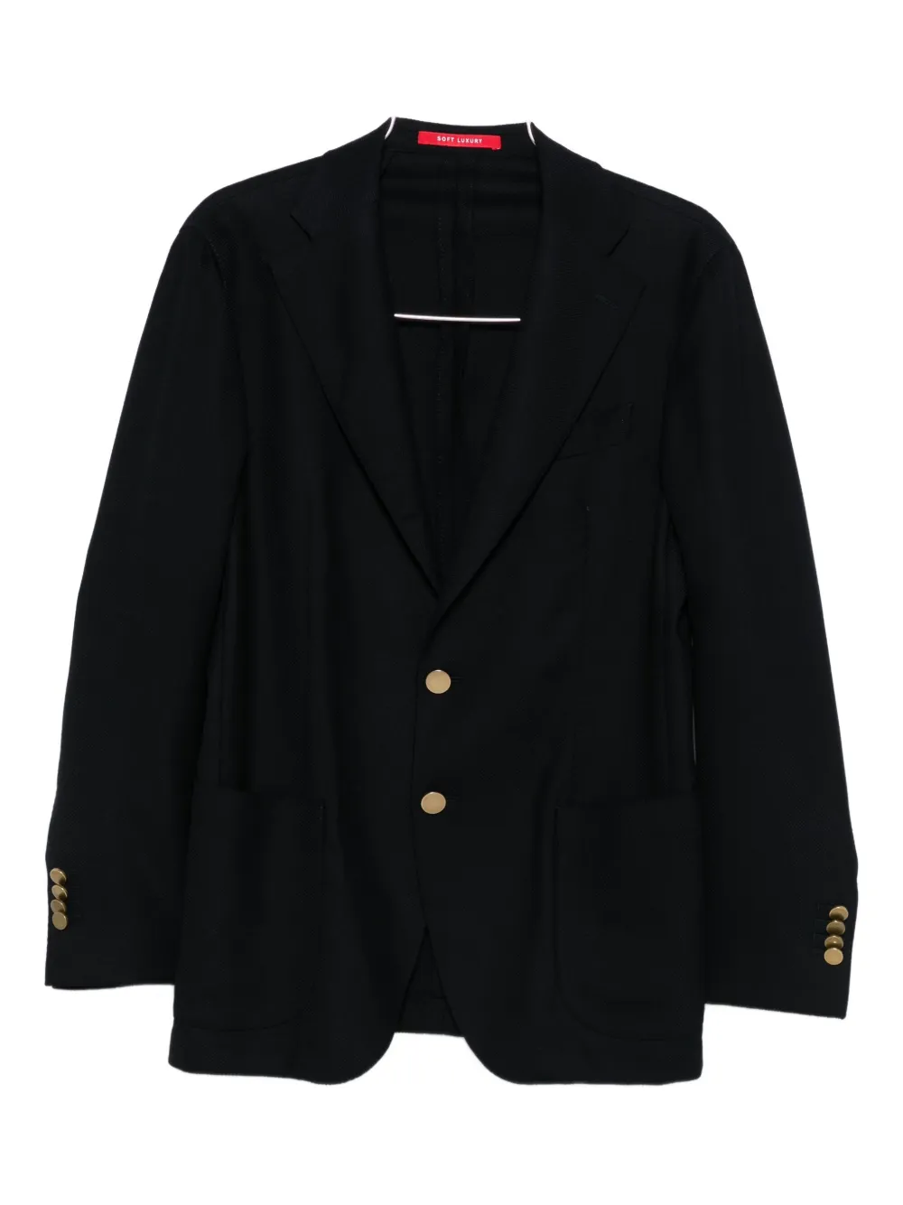 Bagnoli Sartoria Napoli Madrid single-breasted blazer - Blu