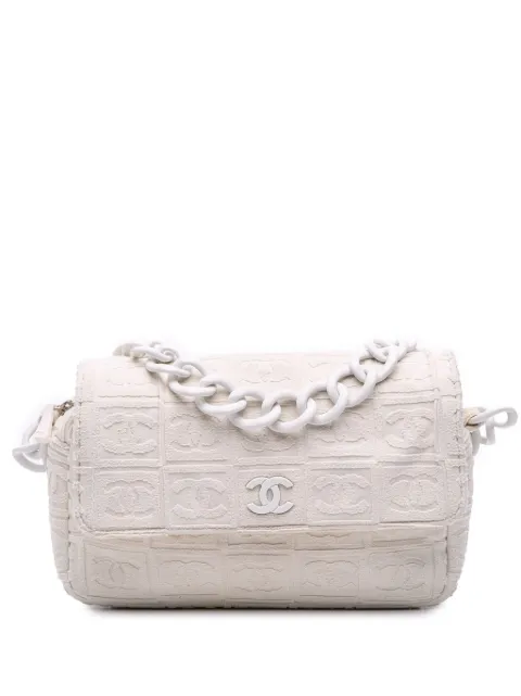 CHANEL Pre-Owned bolsa de hombro Terry Cloth Sport Line Flap 2002-2003
