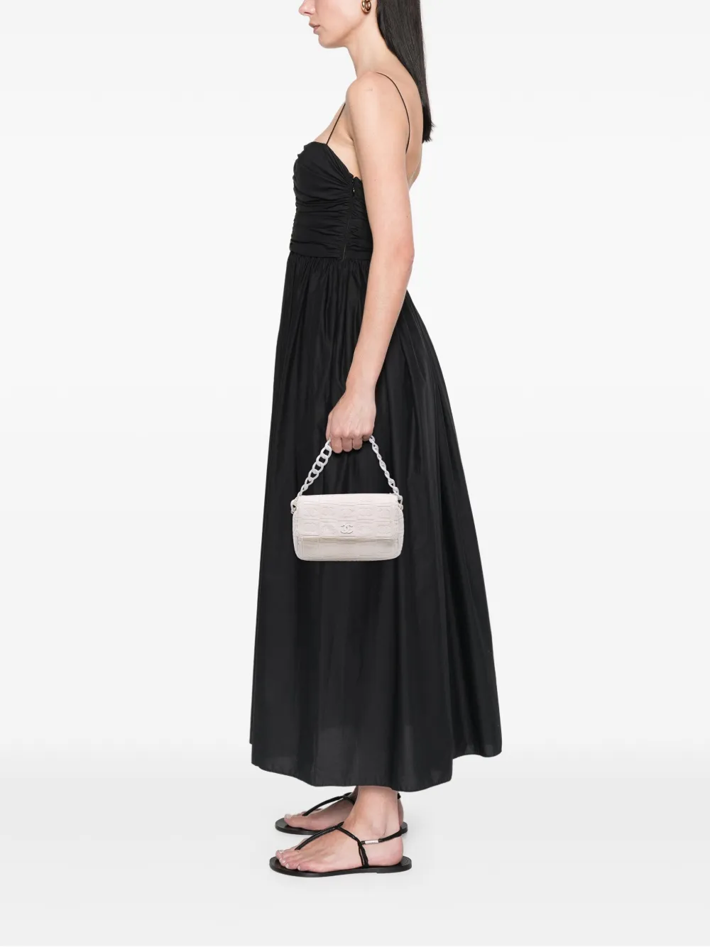 CHANEL Pre-Owned 2002-2003 Terry Cloth Sport Line Flap shoulder bag | Pre-Owned | Image 2