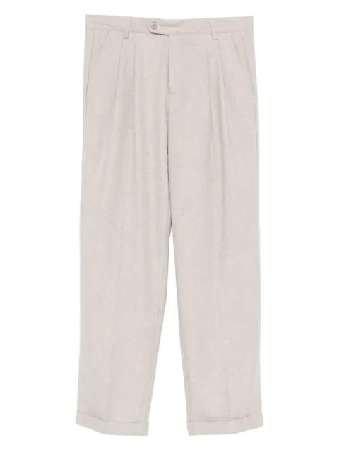 MARSEM pleated felt trousers