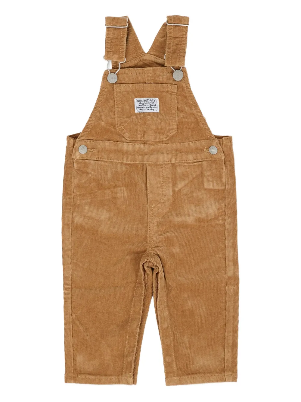 Levi's Corduroy Salopette In Brown