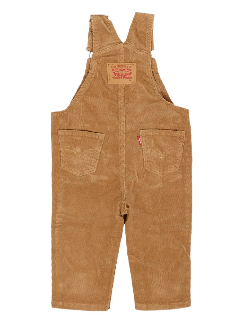 Levi's Corduroy Salopette In Brown