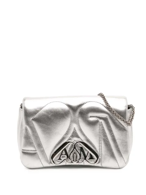 Alexander McQueen Pre-Owned 2010-2025 Mini Lambskin The Seal Chain crossbody bag