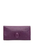 Bottega Veneta Pre-Owned 2012-2025 Nappa Intrecciato Turn Lock clutch bag - Purple