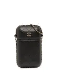 CHANEL Pre-Owned 2021-2025 CC Quilted Lambskin Chain Around Phone Holder crossbody bag - Black