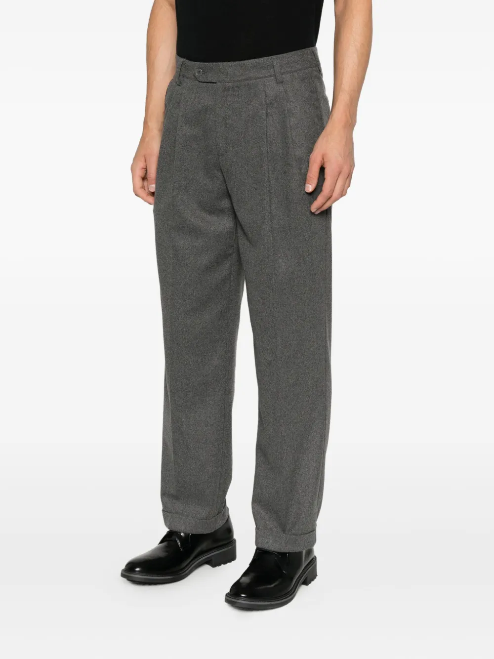 Marsēm Cuffed Trousers In Gray