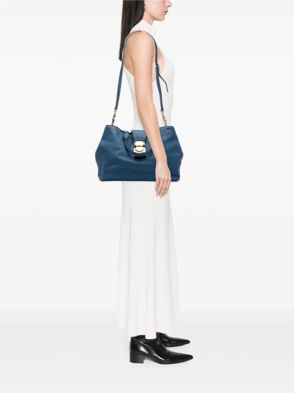 Miu Miu Pre-Owned 2010-2025 Pebbled Leather Convertible Tote satchel | Pre-Owned | Image 2