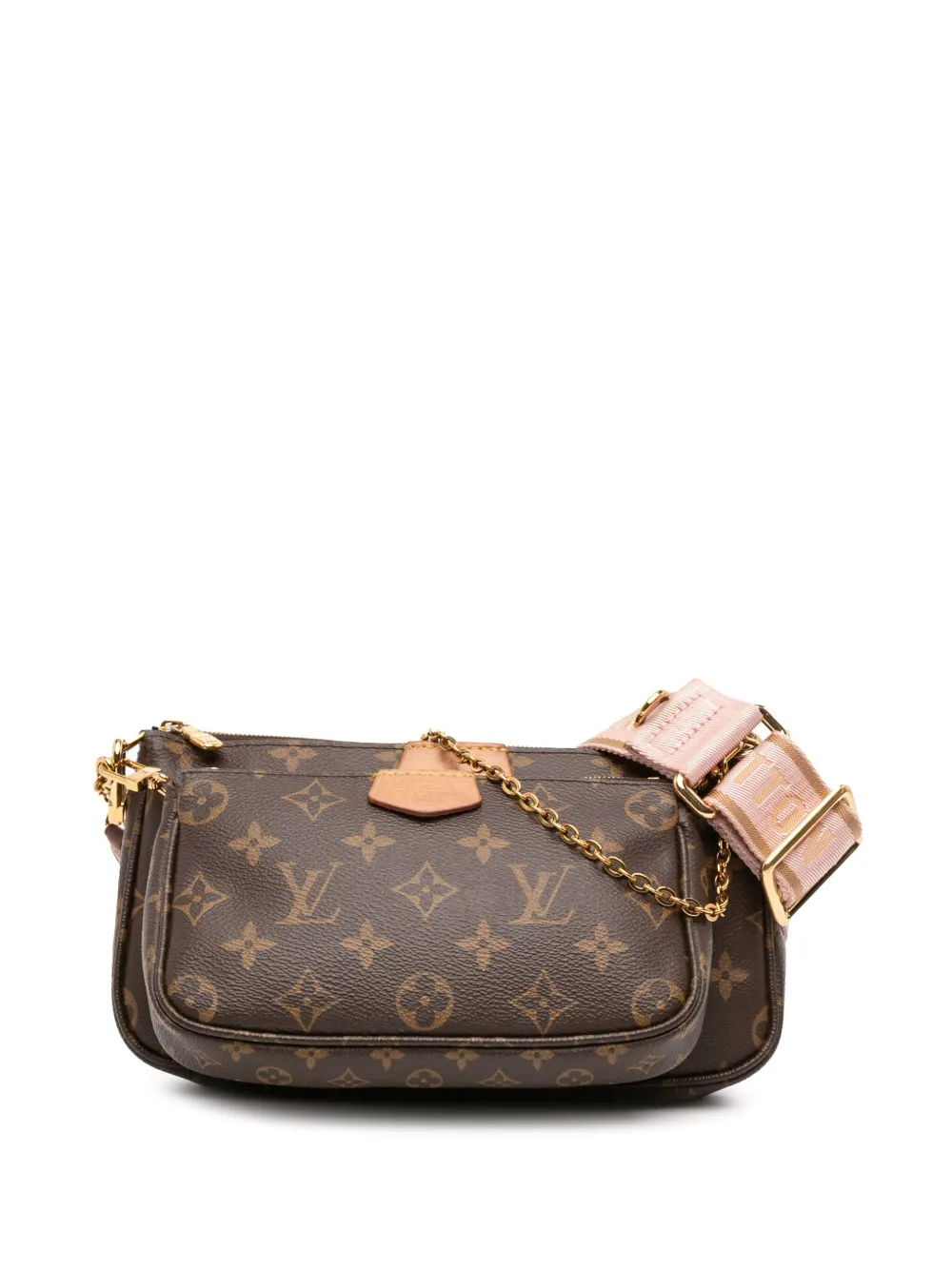 Louis Vuitton Pre-Owned 2020 モノグラム マルチ ポシェット アクセソワール サッチェルバッグ - ブラウン Louis Vuitton Pre-Owned 2020 モノグラム マルチ ポシェット アクセソワール サッチェルバッグ - ブラウン