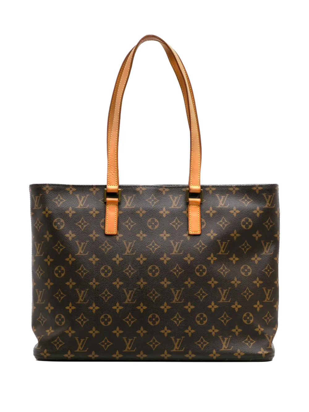 Pre-owned Louis Vuitton 2005 Monogram Luco Tote Bag In Brown
