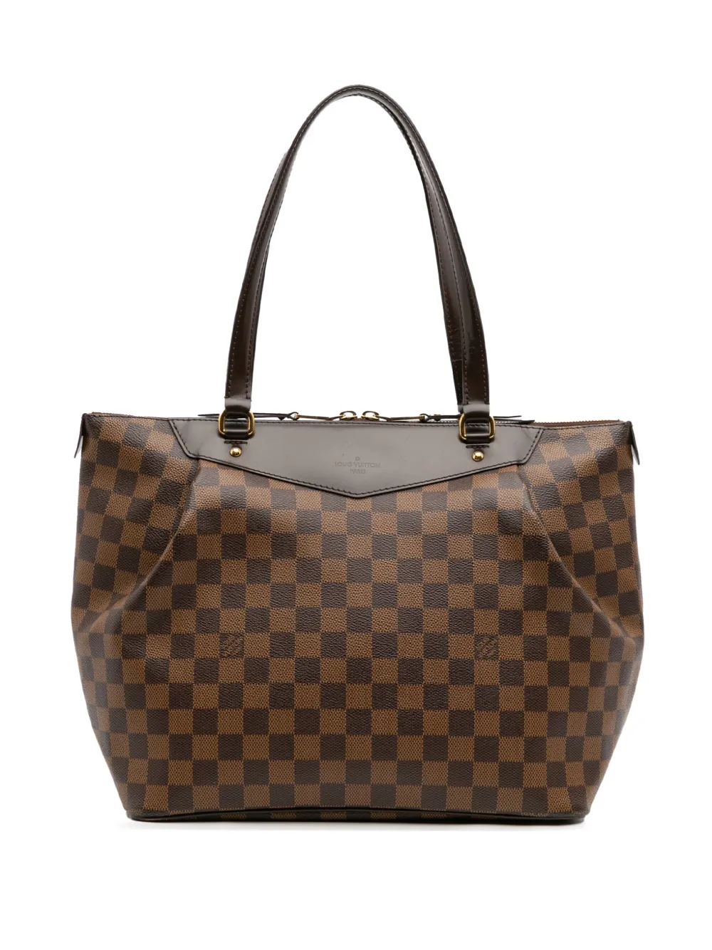 Louis Vuitton Pre-Owned 2011 ダミエ エベヌ ウエストミンスター PM ハンドバッグ - ブラウン Louis Vuitton Pre-Owned 2011 ダミエ エベヌ ウエストミンスター PM ハンドバッグ - ブラウン