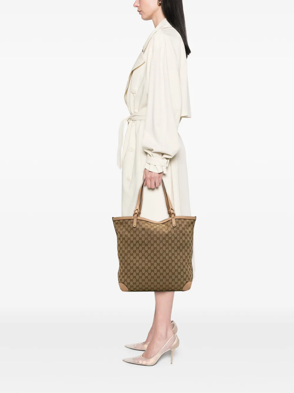 Gucci Pre-Owned 2016-2025 GG Canvas Craft tote bag | Pre-Owned | Image 2