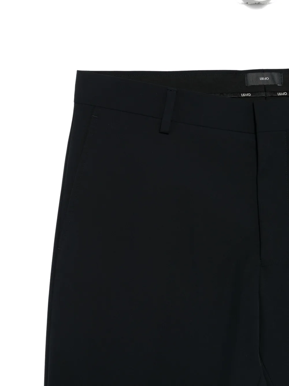 Liu •jo Pressed-crease Trousers In Black