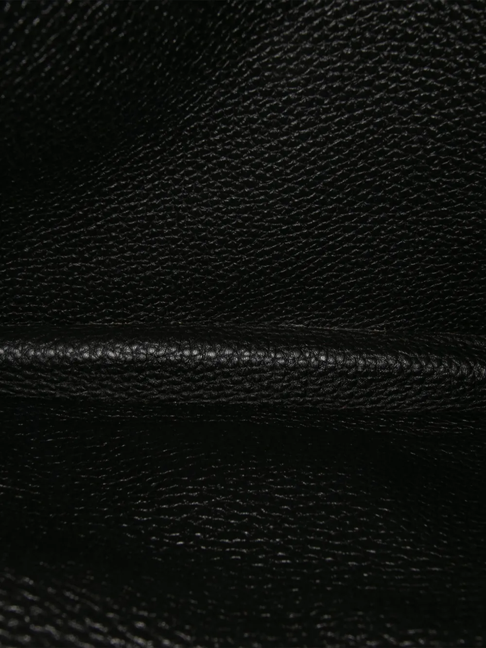 Pre-owned Hermes 1997-2014 Togo Jet Pochette Clutch Bag In Black